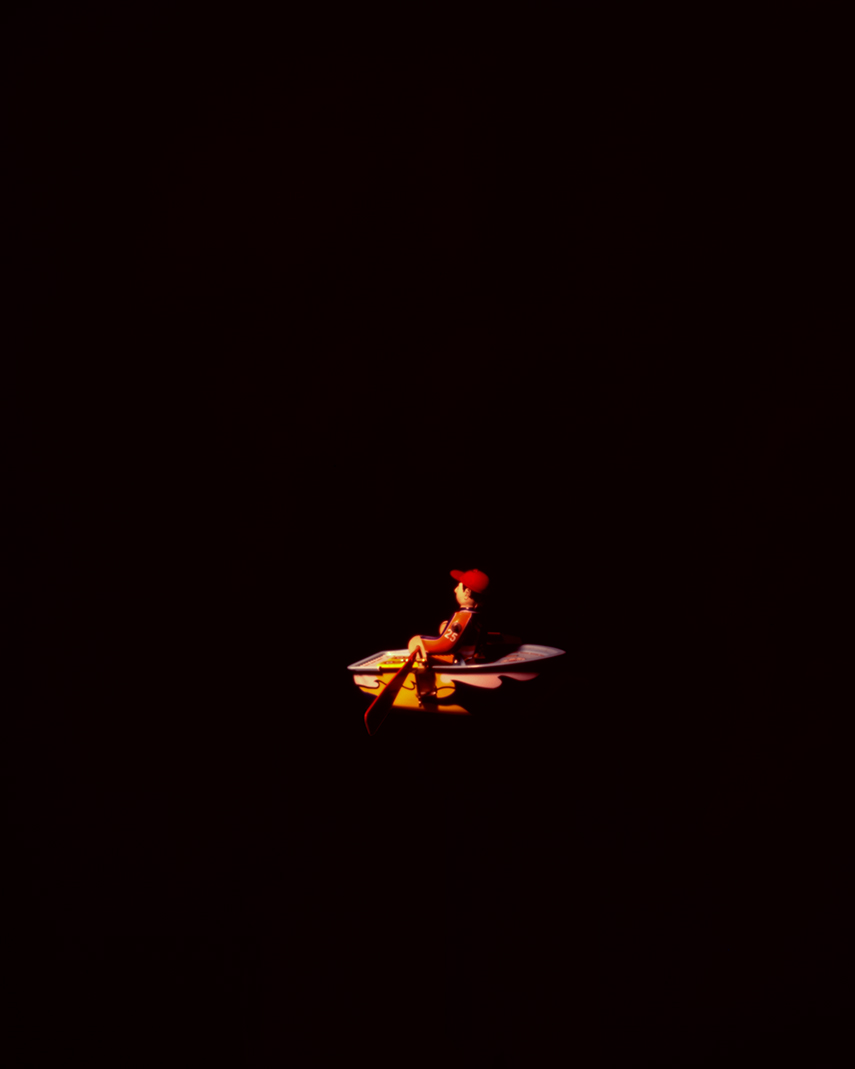 Pinhole color slide film 4x5" Fuji Provia 100F by Israel Caballero