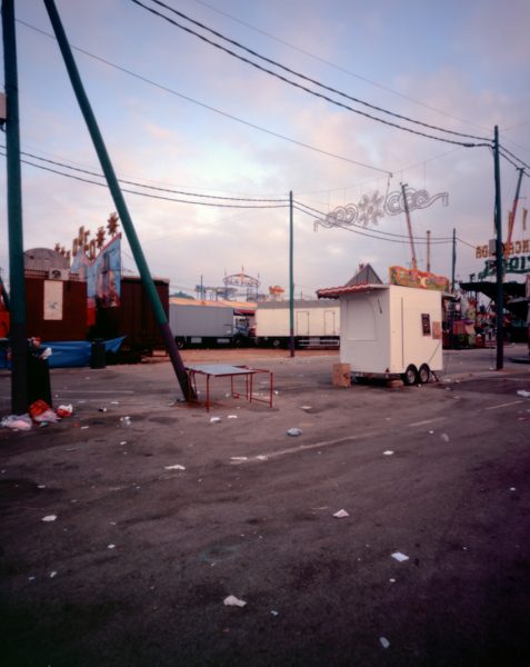 Pinhole color slide film 4x5" Fuji Provia 100F by Israel Caballero